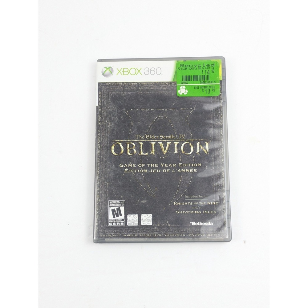 The Elder Scrolls IV: Oblivion Game Of The Year Edition Xbox 360 Tested